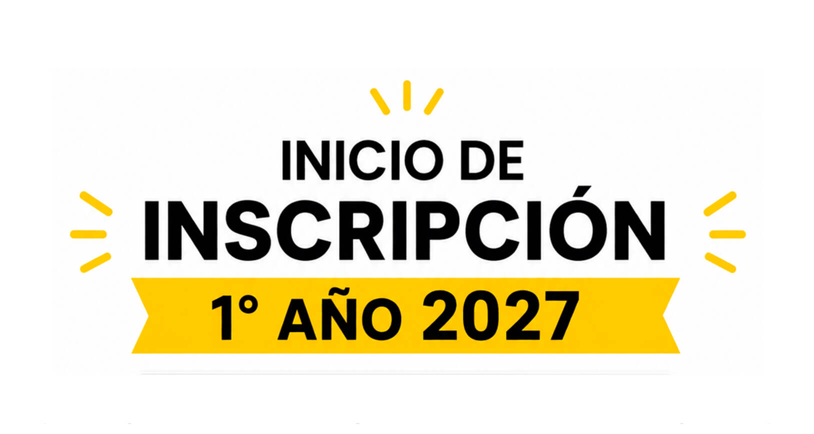 Inscripción 2027